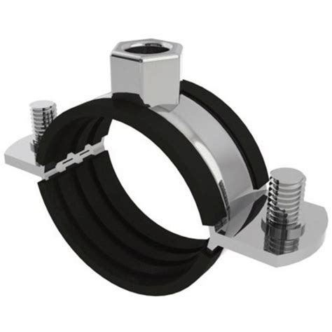 Rubber Lined Pipe Clamps | Stainless Steel Rubber Lined Pipe Clamps