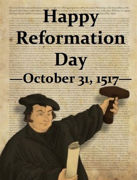 Celebrate Reformation Day: A Day of Theological Significance