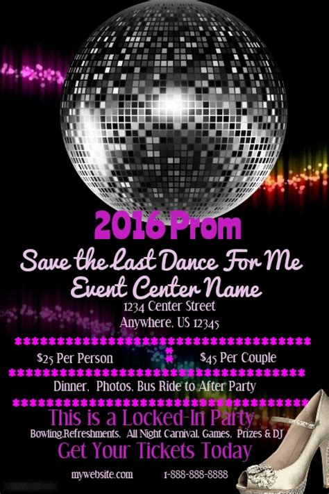 Prom Flyer template | PosterMyWall