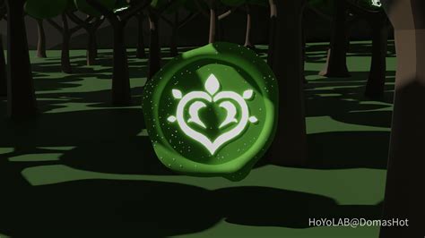 Dendro sigil 3D blender model Genshin Impact | HoYoLAB