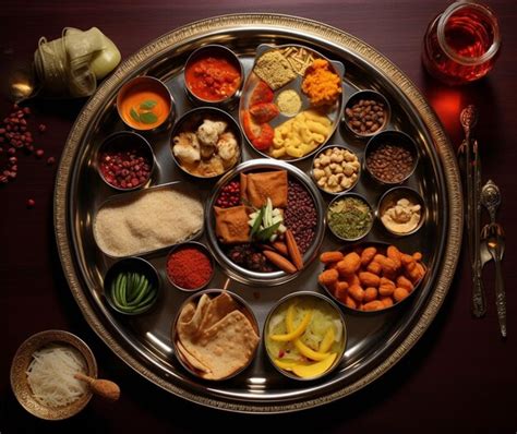 Premium AI Image | Diwali Thali