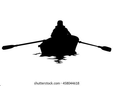 Rowing Boat Silhouette Images, Stock Photos & Vectors | Shutterstock