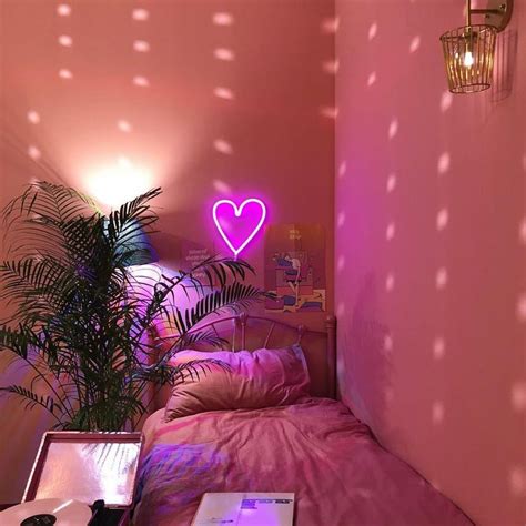 something special ♡ | Neon room, Pink bedroom design, Neon bedroom