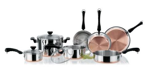 => Revere 10 Piece Copper Bottom Cookware Set | awagankepapat