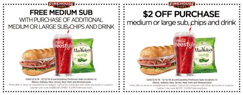 Firehouse Subs coupons | Grab Your Printable Coupons