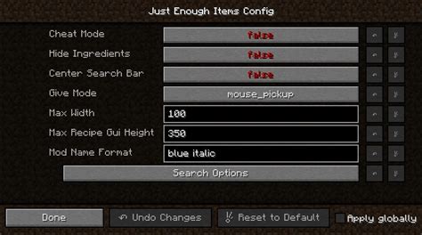 Just Enough Items Mod 1.18/1.17.1/1.15.2 - Recipes, TMI, JEI