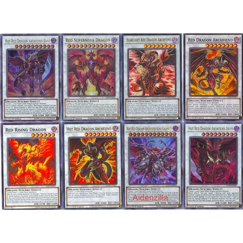 Yugioh Red Dragon Archfiend Resonator Deck Scarlight Bane - Etsy