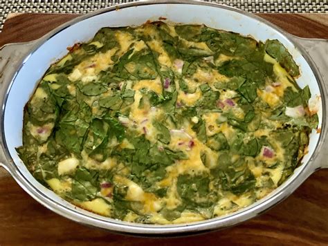 Ejjet Sbanikh B'il Fuhrun, Baked Spinach and Cheese Omelet **RECIPE ...