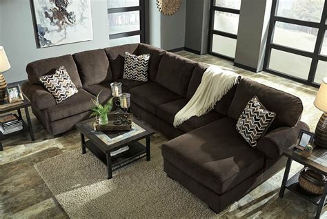 NEW Large Sectional Living Room Brown Corduroy Fabric Sofa Couch Chaise Set IG31 - Sofas ...