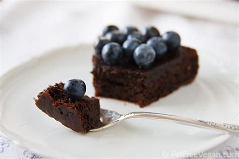 Chocolate-Blueberry Cake | Recipe from FatFree Vegan Kitchen