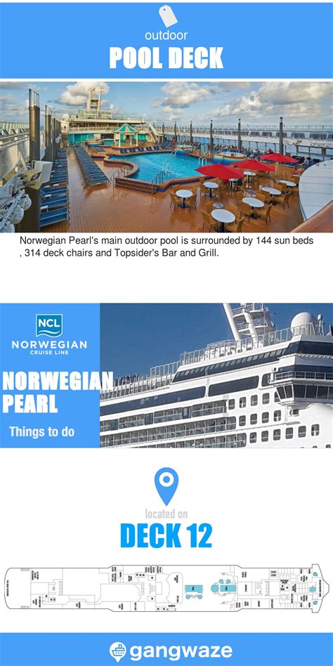 Norwegian Pearl - Pool Deck