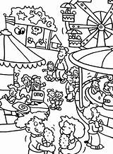 Amusement Rides Coloring Pages sketch template