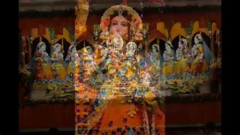 2015 Mayapur Deities appearing in their new flower dresses. - YouTube