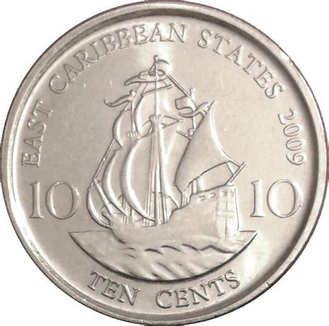 East Caribbean States 10 Cents - Foreign Currency