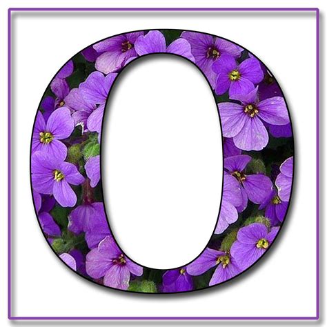 GRANNY ENCHANTED'S BLOG: "Purple Flowers" Free Scrapbook Alphabet Letters in JPG & PNG