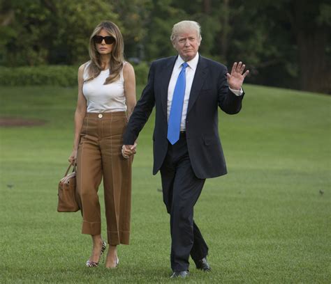 First Lady Melania Trump and Barron Trump Arrive at the White House ...