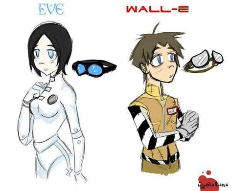 Wall-E X Eve | Wall e eve, Disney fan art, Wall e