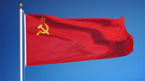 Waving Soviet Union Flag. Stock Footage Video 17079817 - Shutterstock