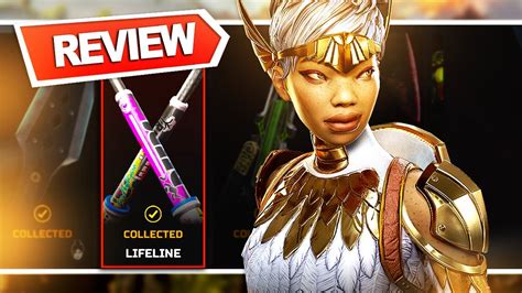 Lifeline's Heirloom Review (Shock Sticks) Apex Legends - YouTube