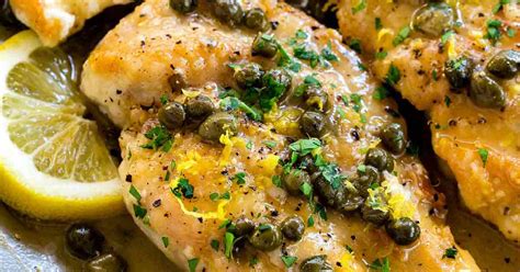 Chicken Piccata with Lemon Caper Sauce - Jessica Gavin