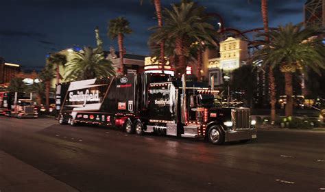 WATCH: NASCAR CUP SERIES HAULERS PARADE THROUGH LAS VEGAS — Trucks at Tracks | The home of race ...