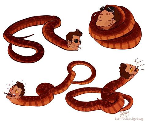 What Kind Of Snake Is Crowley Good Omens - Snake Poin