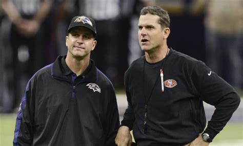 When will John Harbaugh’s Ravens play Jim Harbaugh’s…