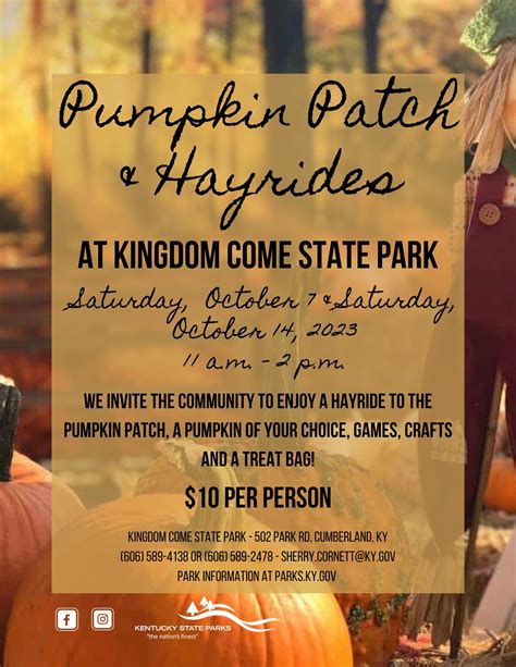 Pumpkin Patch & Hayrides at Kingdom Come State Park - Harlan County