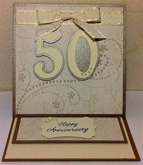 50th Wedding Anniversary Card – My Sisters Scrapper