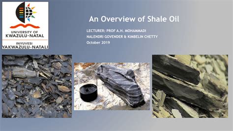 (PDF) An Overview of Shale Oil