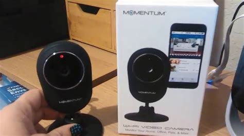 WI-FI VIDEO SURVEILLANCE CAMERA BY MOMENTUM REVIEW - YouTube