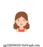 900+ Girl Cartoon Icon Design Clip Art | Royalty Free - GoGraph