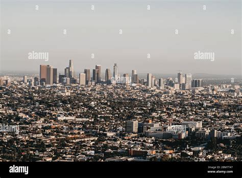 skyline downtown Los Angeles Stock Photo - Alamy