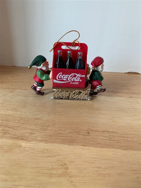 3 Coke Christmas tree ornaments NIB