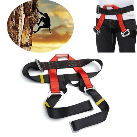 New Outdoor Climbing Safety Belt Half Body For Rock Climbing Downhill ...