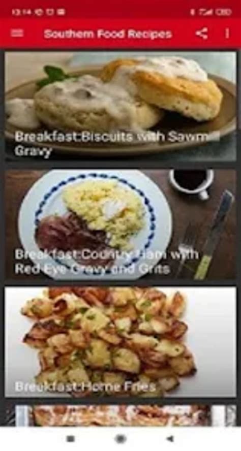 Southern Food Recipes for Android - Download