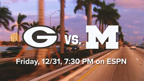 College Football Playoff semifinal: Hype video for Michigan vs Georgia in 2021 Orange Bowl