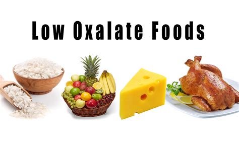 Low Oxalate Foods