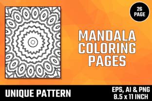 Unique Mandala Coloring Pages Graphic by Moonfrog Design House · Creative Fabrica