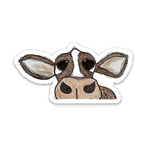 Brown Cow - Sticker