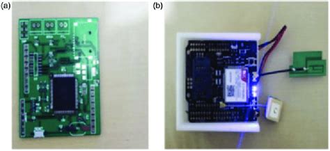 The second circuit: (a) circuit board; (b) final state of second ...