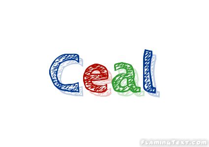 Ceal Logo | Free Name Design Tool from Flaming Text