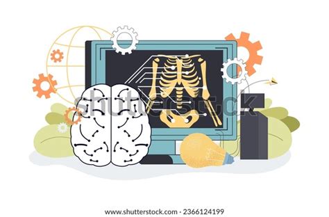 9 Doctor Showing Brain Scan Patient Stock Vectors and Vector Art ...