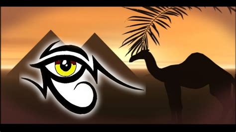 How To Draw An Egyptian Eye - YouTube