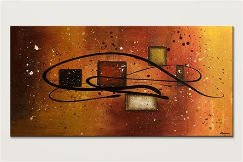 Back Home Geometric The Power – Original Abstract Art Painting