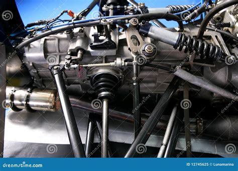 Formula One Car Engine Detail Royalty Free Stock Photo - Image: 12745625