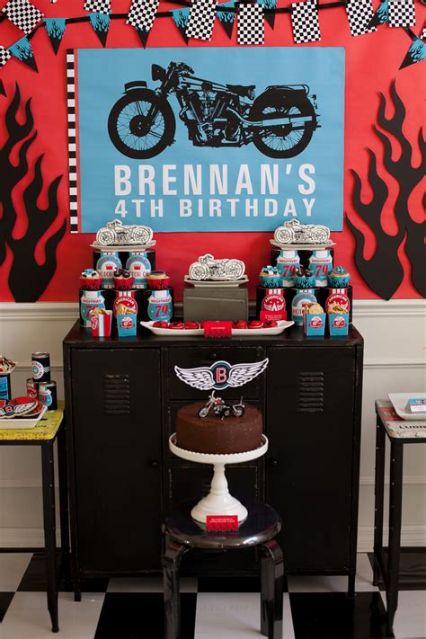 Party Reveal: Motorcycle Birthday Party