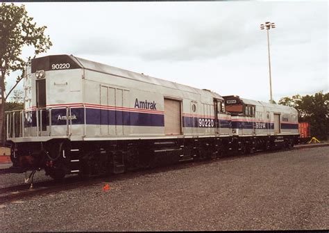 Amtrak former F40s, convereted into Cab control/Baggage units AKA ...