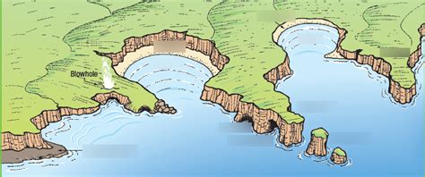 R - S2020 - 2.4 - Coastal Landforms Label Diagram | Quizlet