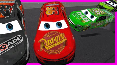 LIGHTNING MCQUEEN & CARS MOVIE MOD CARSET IN NR2003 - YouTube